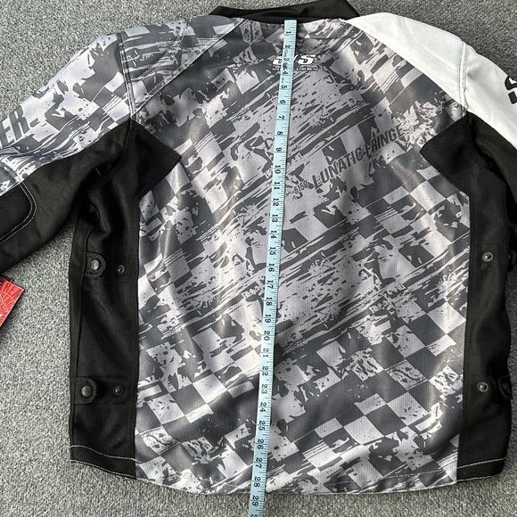 Speed And Strength Jacket Mens 2XL Gray Luna Frnq Mesh Jersey Motorcycle Racing - Picture 11 of 13